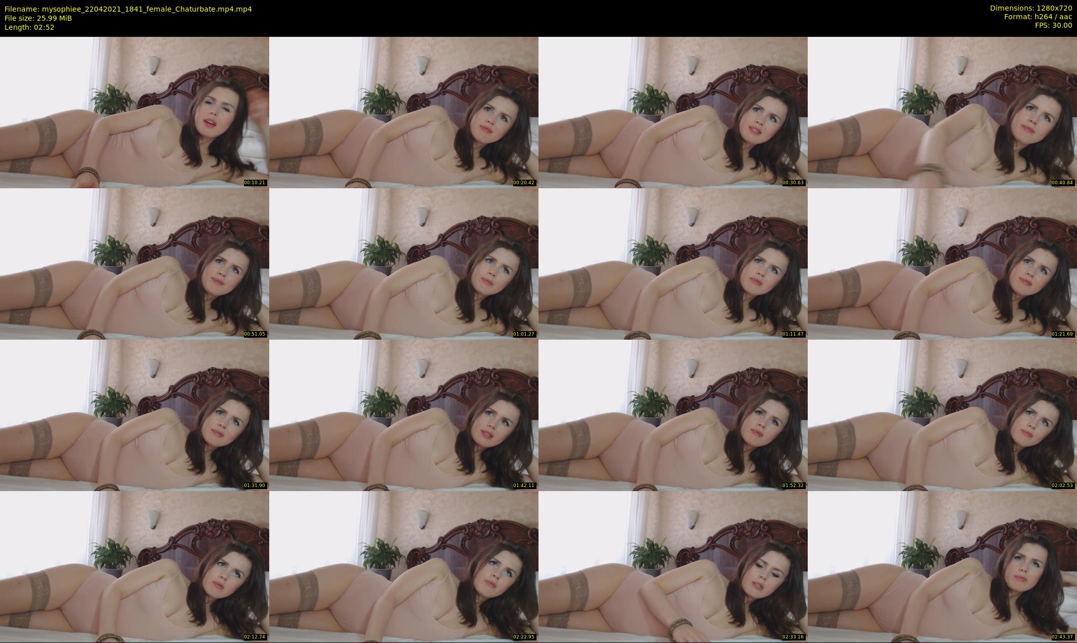 mysophiee — 3 minute Chaturbate female cam show recording, 720p, Apr 22, 2021