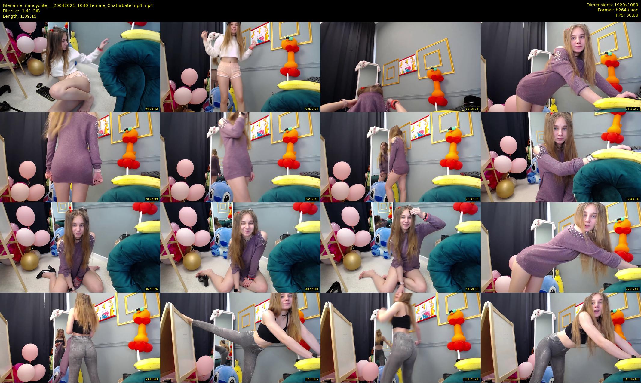 nancycute__ — 70 minute Chaturbate female cam show recording, 1080p, Apr 20, 2021