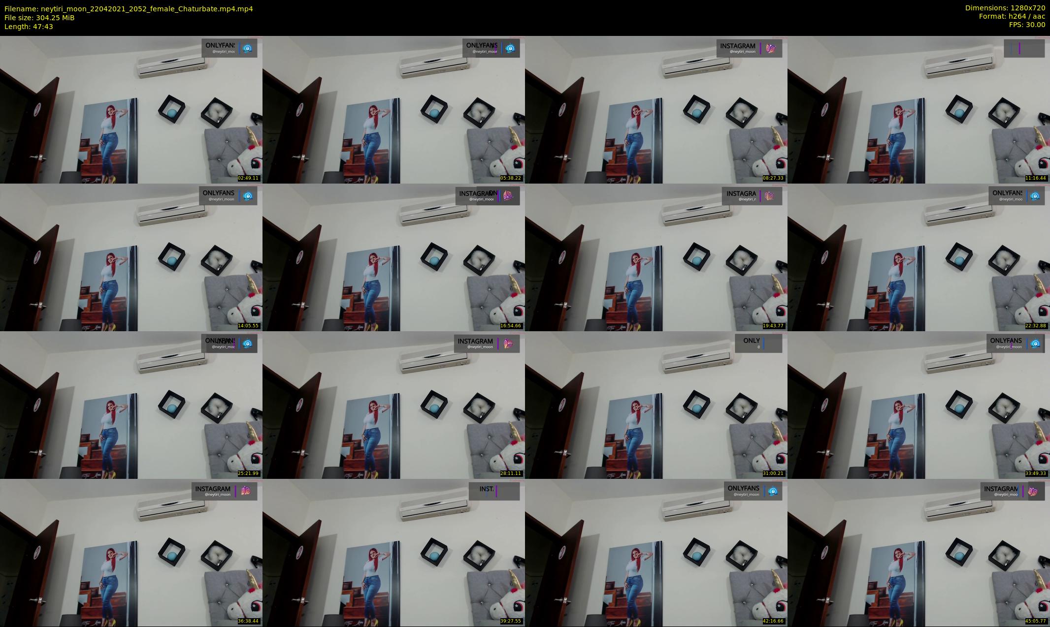 neytiri_moon — 48 minute Chaturbate female cam show recording, 720p, Apr 22, 2021