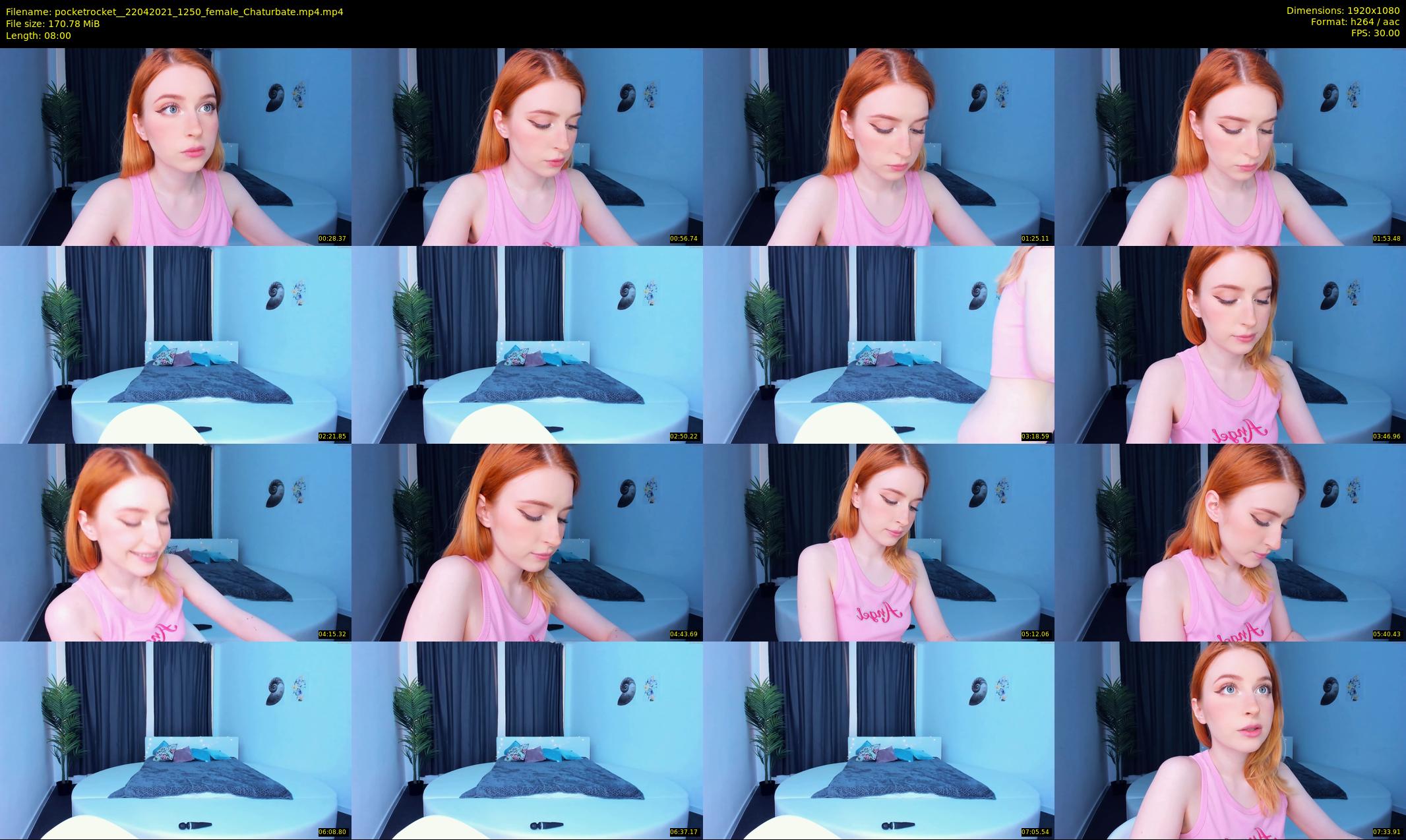 pocketrocket_ — 8 minute Chaturbate female cam show recording, 1080p, Apr 22, 2021