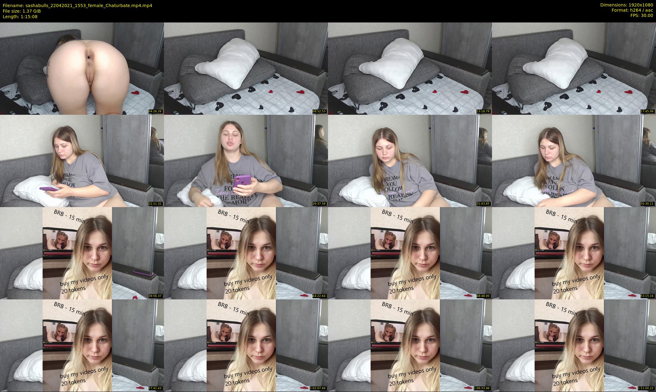 sashabulls — 76 minute Chaturbate couple cam show recording, 1080p, Apr 22, 2021