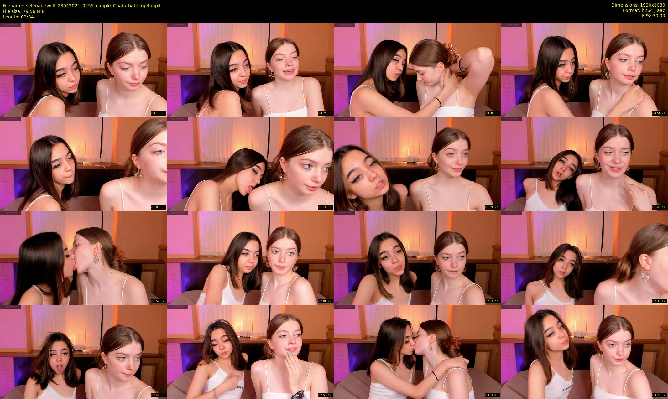 selenanewolf — 4 minute Chaturbate couple cam show recording, 1080p, Apr 23, 2021