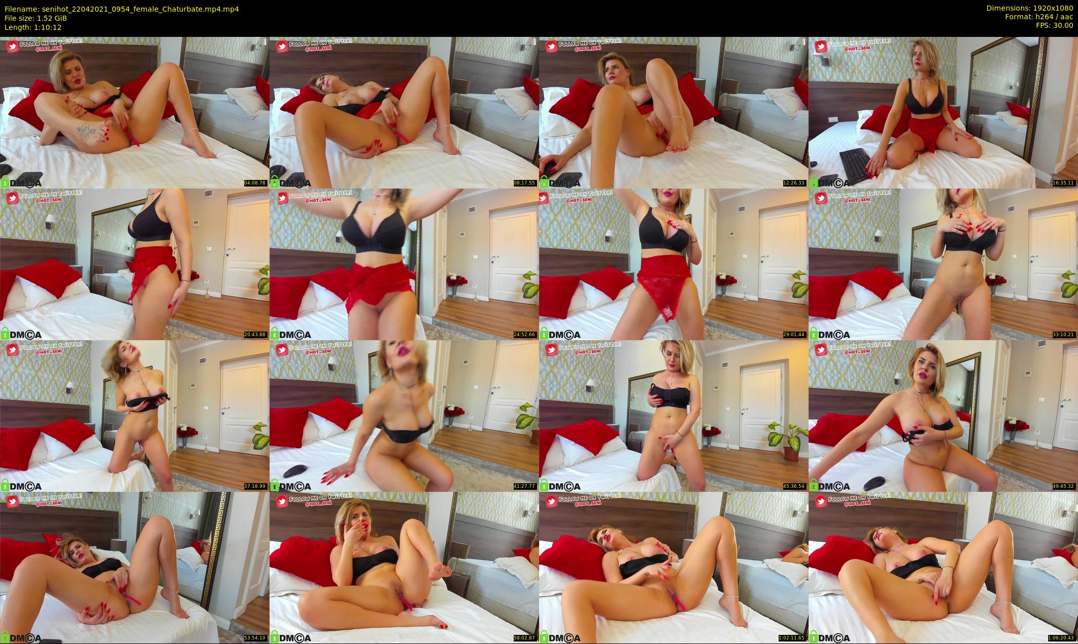 senihot — 71 minute Chaturbate female cam show recording, 1080p, Apr 22, 2021