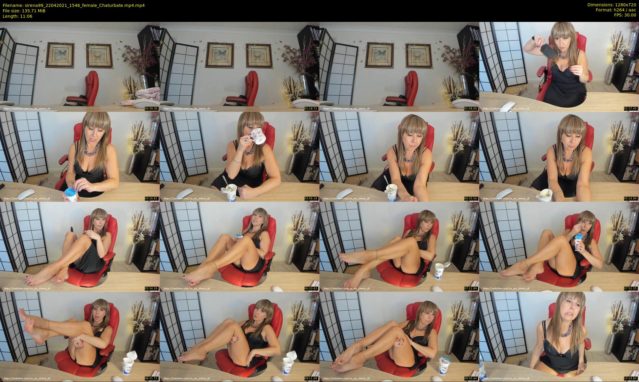sirena99 — 12 minute Chaturbate female cam show recording, 720p, Apr 22, 2021