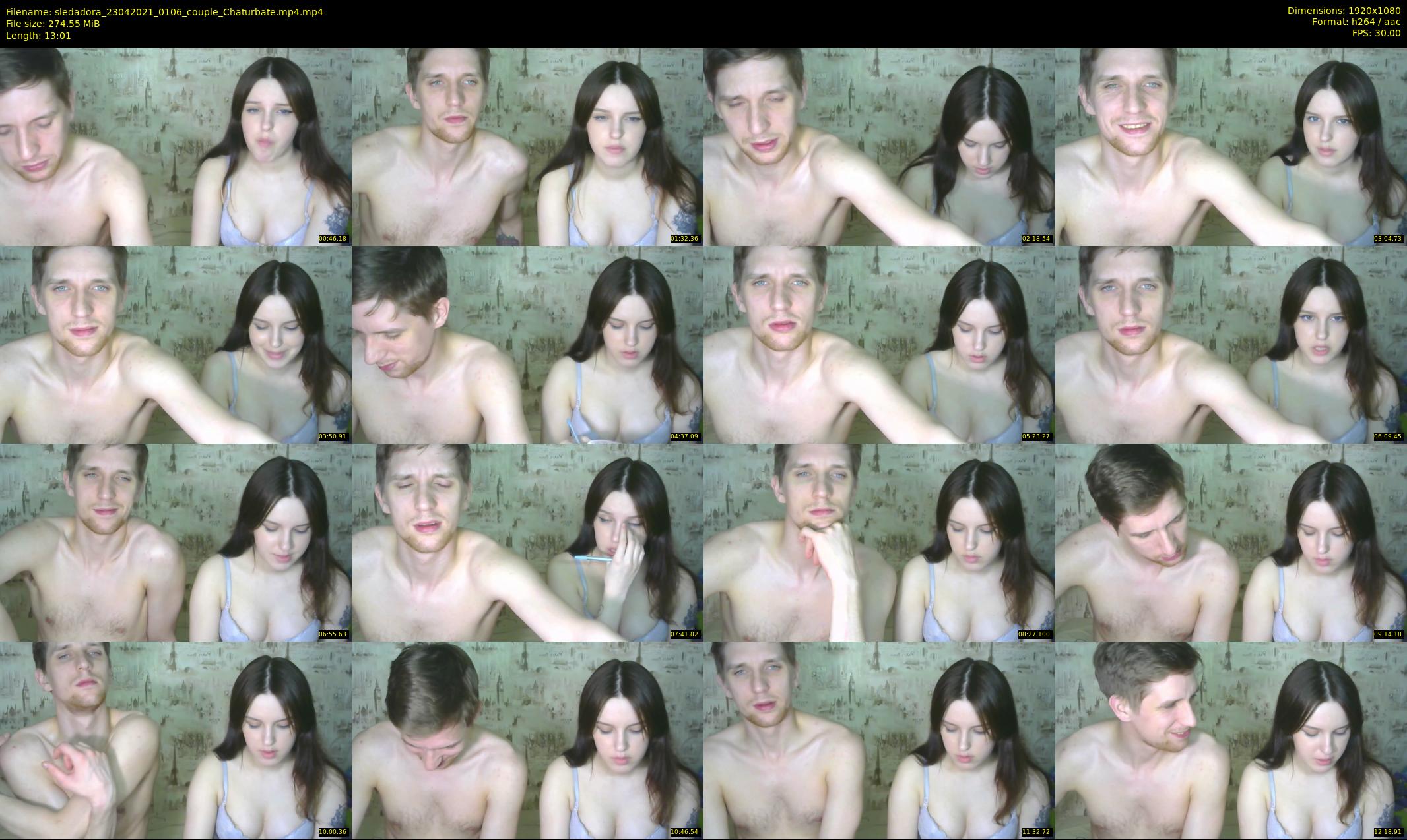 sledadora — 14 minute Chaturbate couple cam show recording, 1080p, Apr 23, 2021