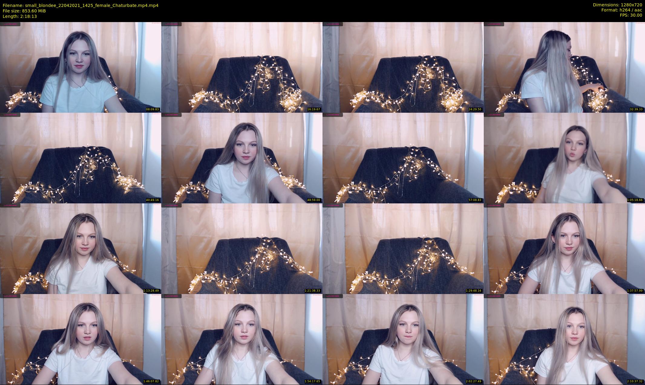 small_blondee — 139 minute Chaturbate female cam show recording, 720p, Apr 22, 2021