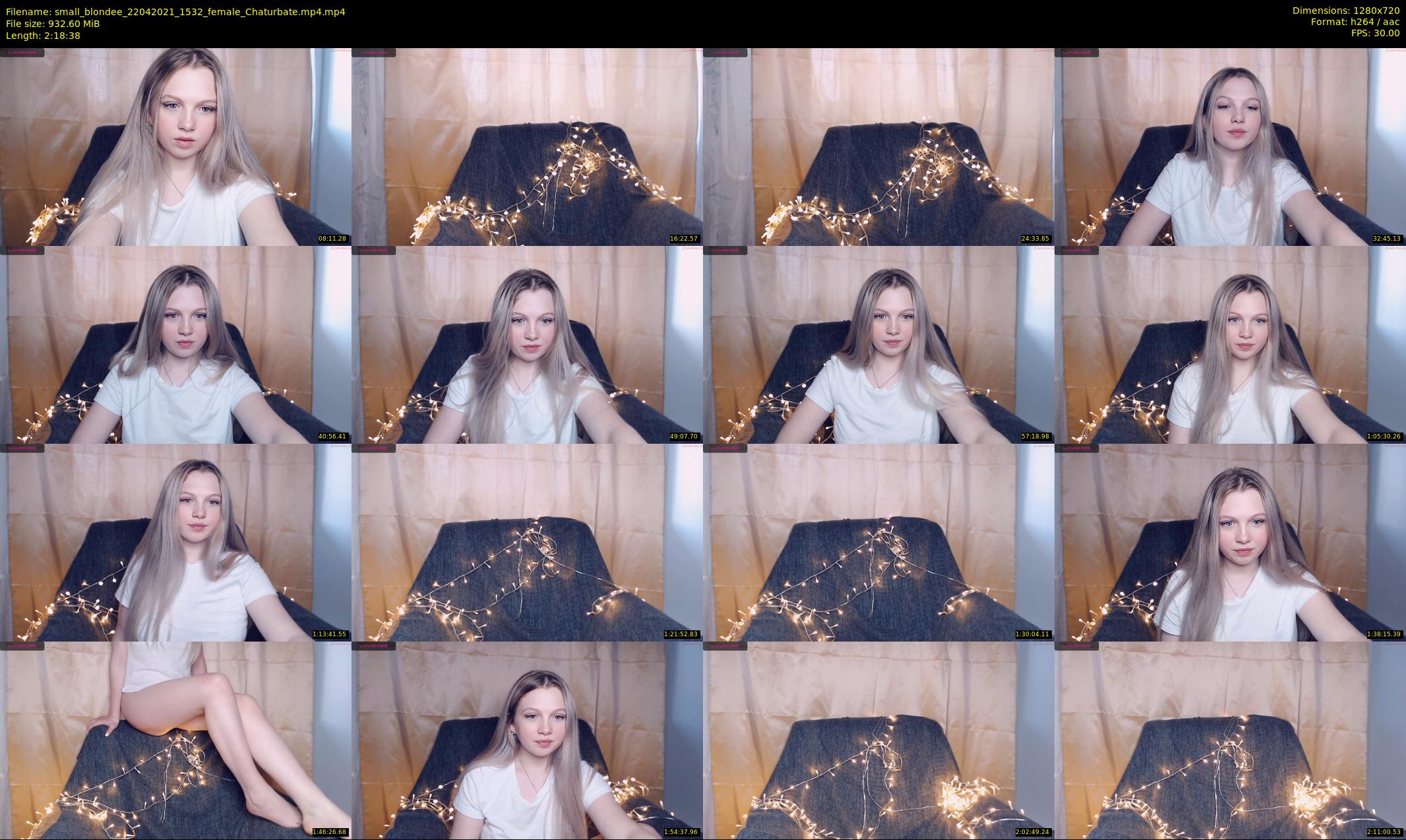 small_blondee — 139 minute Chaturbate female cam show recording, 720p, Apr 22, 2021