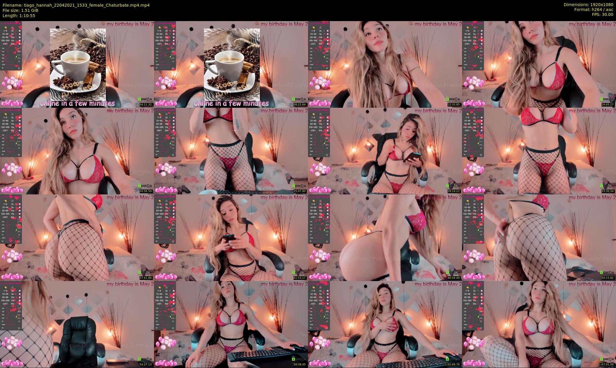 tiago_hannah — 71 minute Chaturbate couple cam show recording, 1080p, Apr 22, 2021