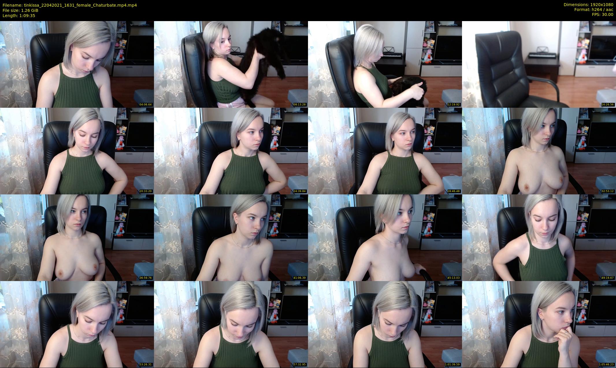 tinkissa — 70 minute Chaturbate couple cam show recording, 1080p, Apr 22, 2021