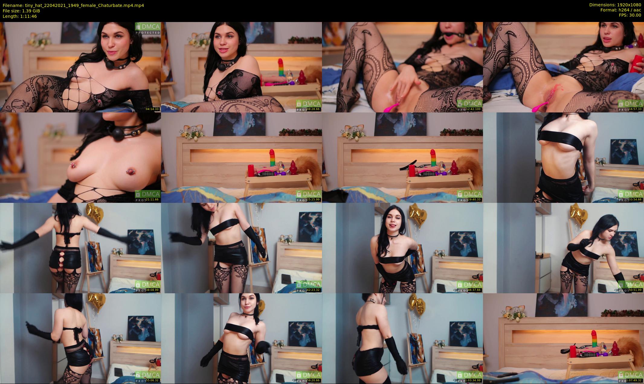 tiny_hat — 72 minute Chaturbate female cam show recording, 1080p, Apr 22, 2021