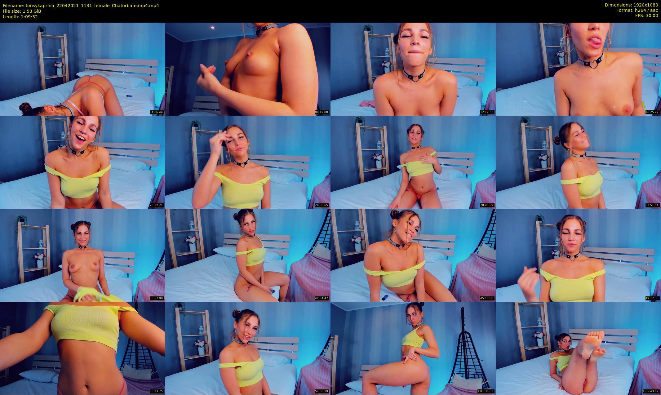 tonsykaprina — 70 minute Chaturbate couple cam show recording, 1080p, Apr 22, 2021