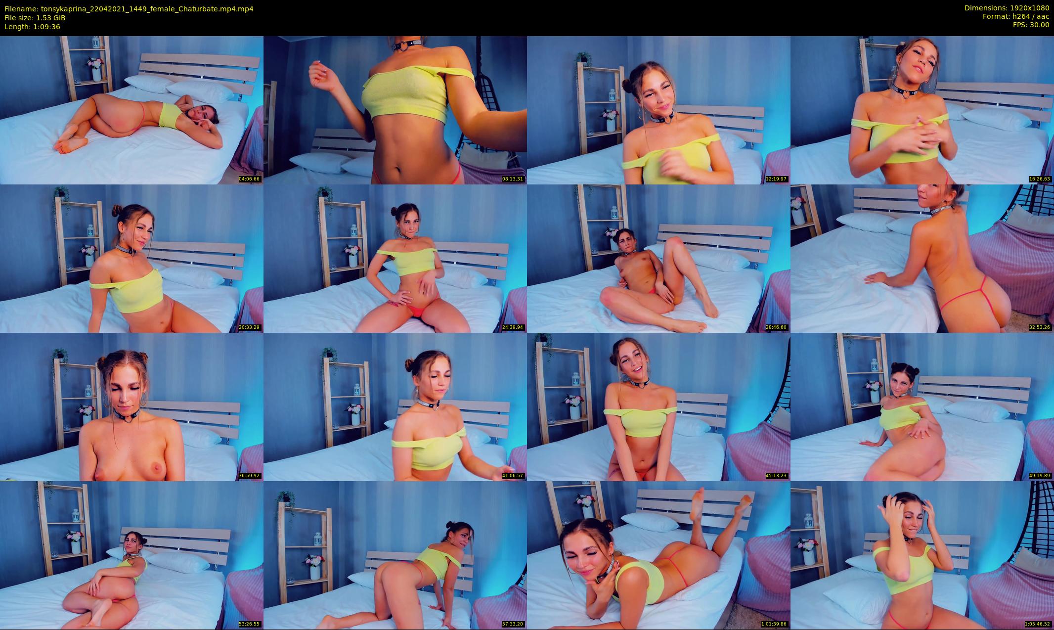 tonsykaprina — 70 minute Chaturbate couple cam show recording, 1080p, Apr 22, 2021