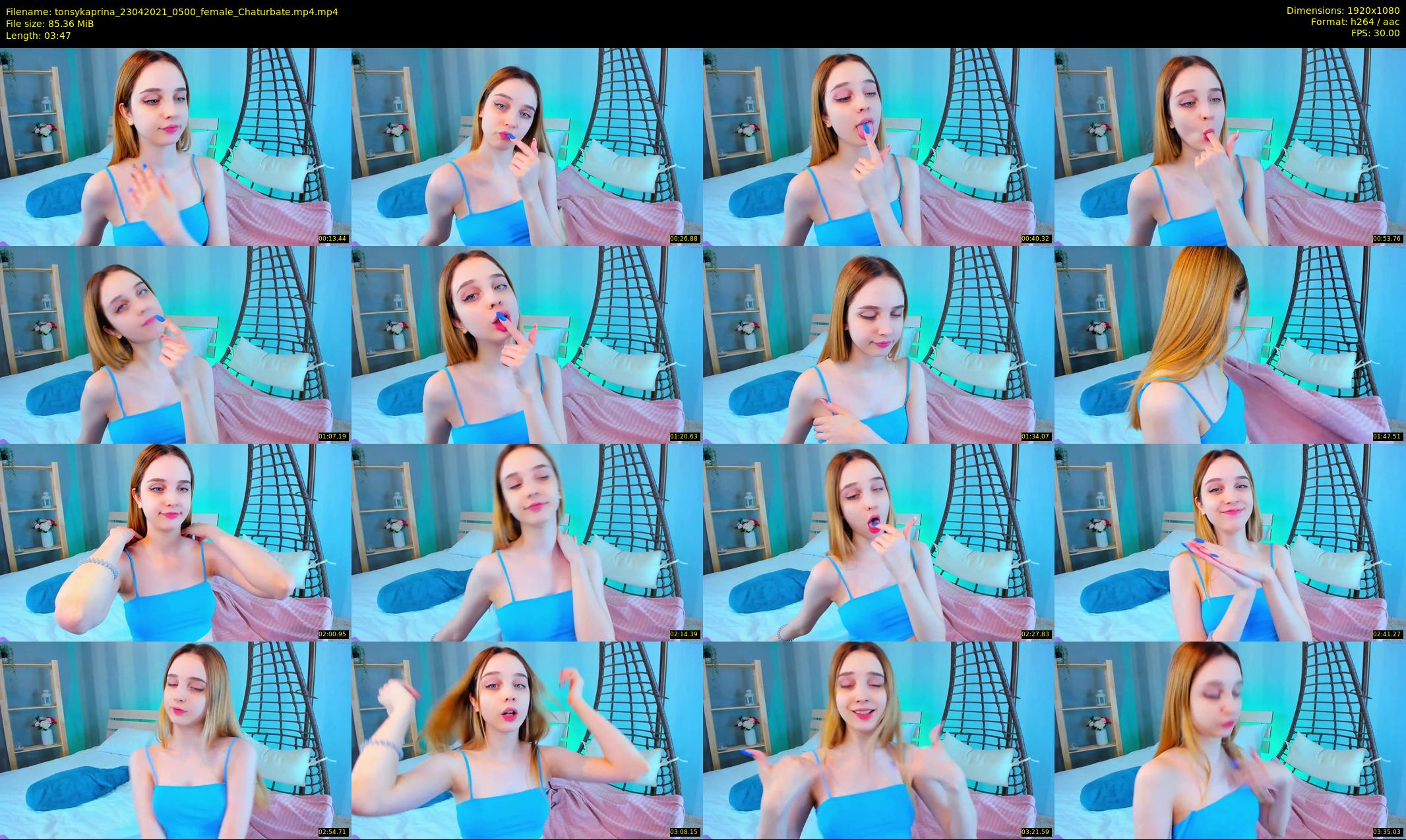 tonsykaprina — 4 minute Chaturbate couple cam show recording, 1080p, Apr 23, 2021