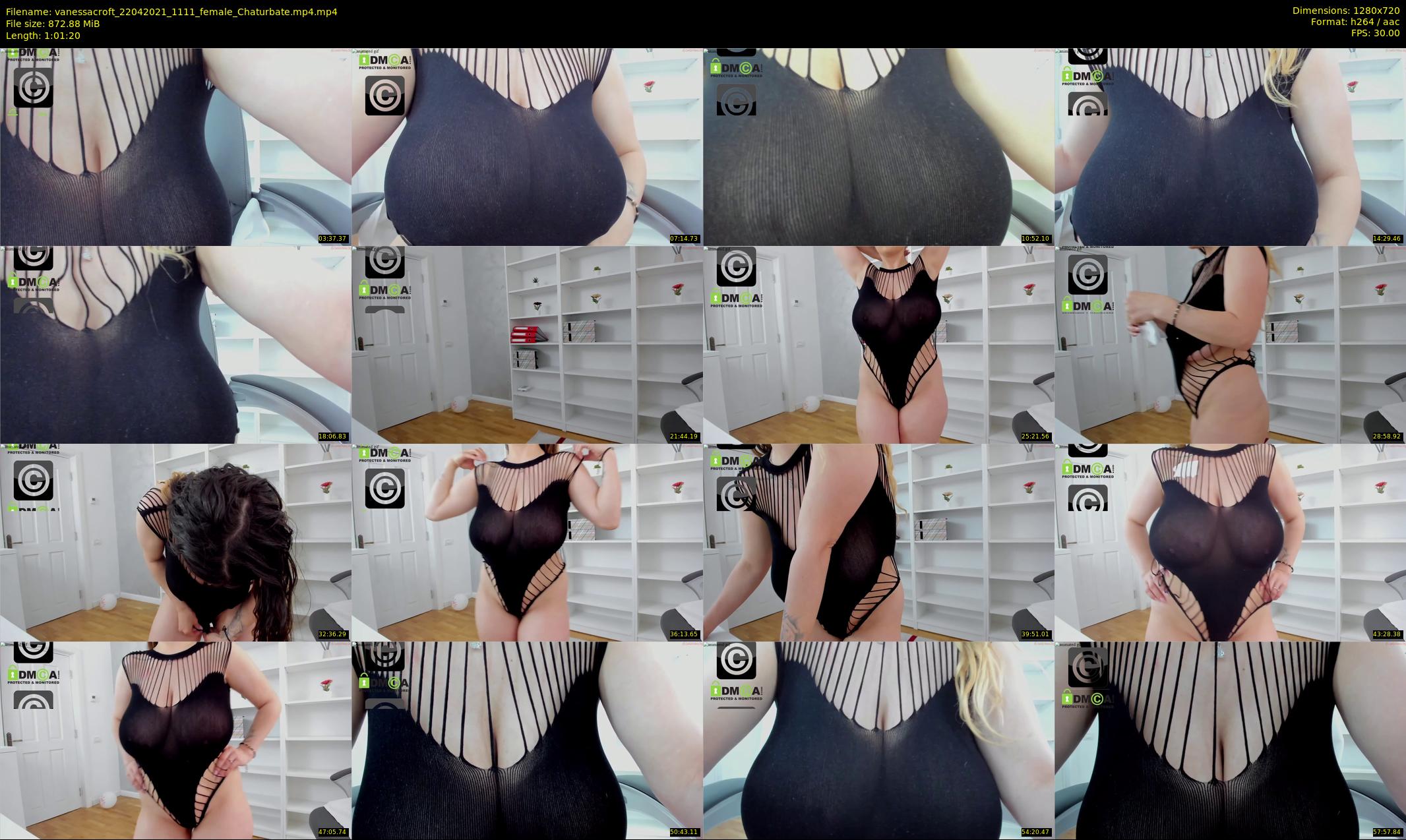 vanessacroft — 62 minute Chaturbate female cam show recording, 720p, Apr 22, 2021