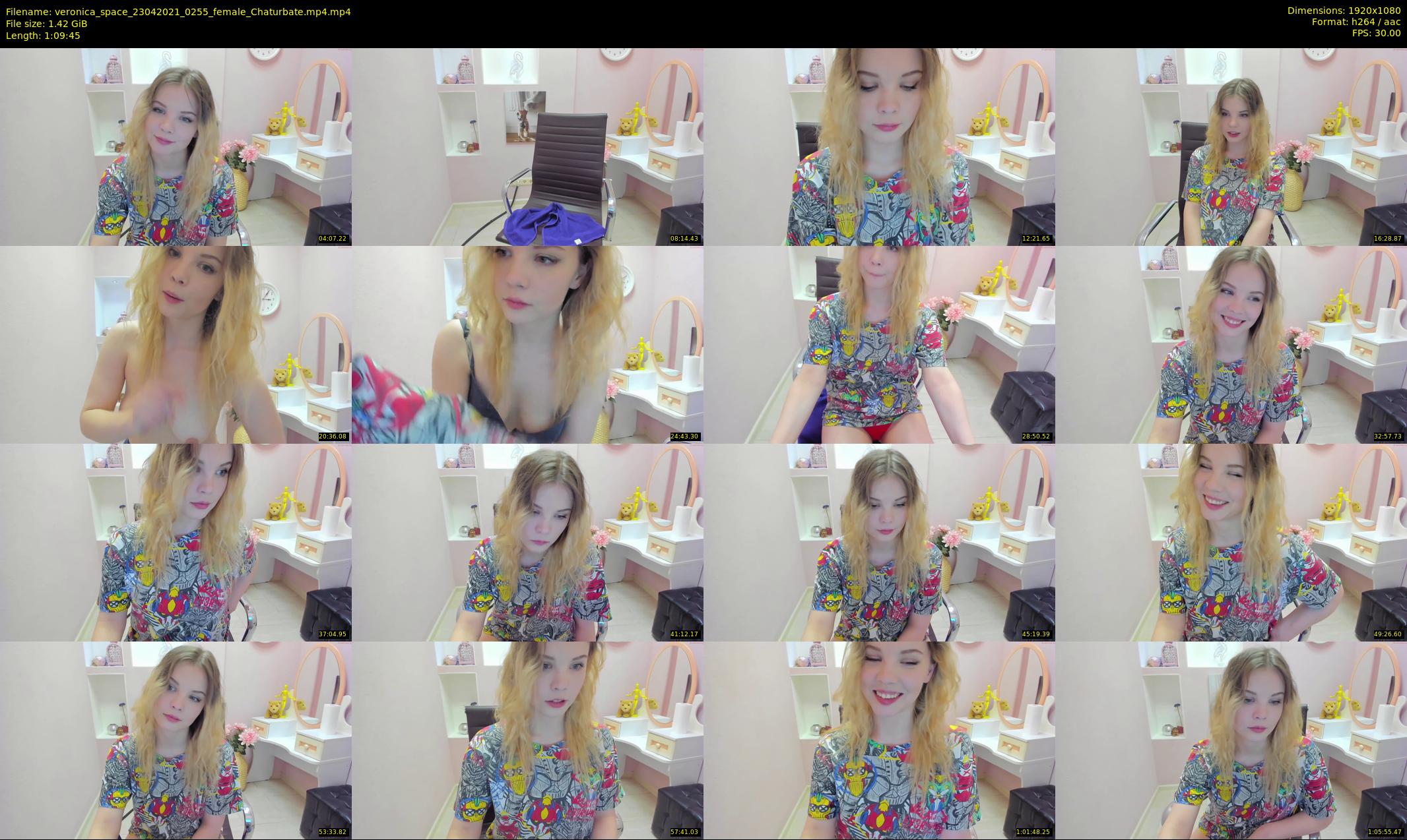 veronica_space — 70 minute Chaturbate female cam show recording, 1080p, Apr 23, 2021