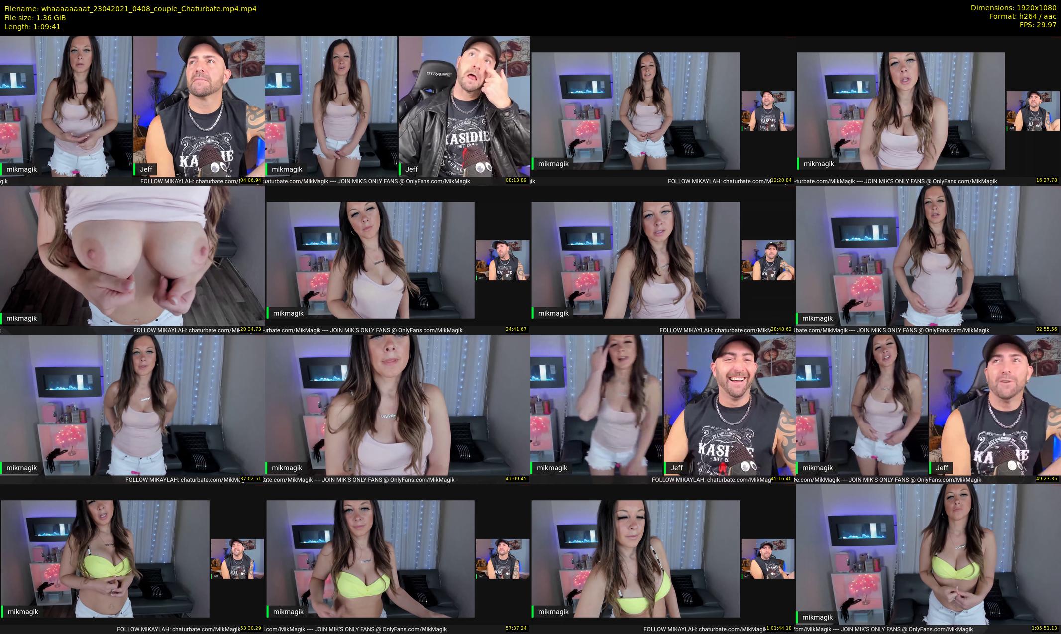 whaaaaaaaat — 70 minute Chaturbate couple cam show recording, 1080p, Apr 23, 2021