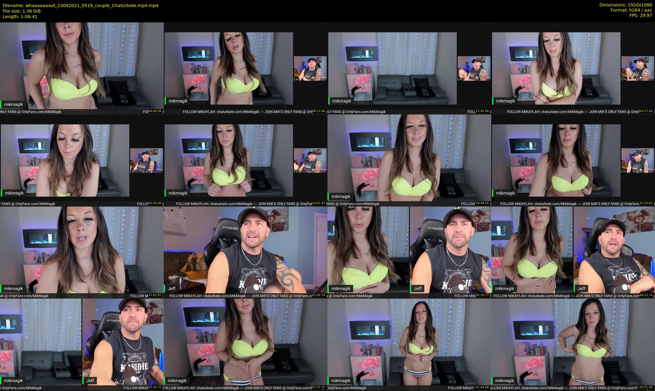 whaaaaaaaat — 70 minute Chaturbate couple cam show recording, 1080p, Apr 23, 2021
