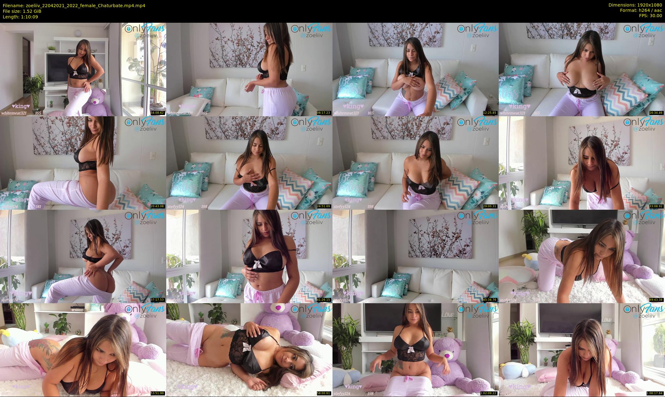 zoeliiv — 71 minute Chaturbate female cam show recording, 1080p, Apr 22, 2021