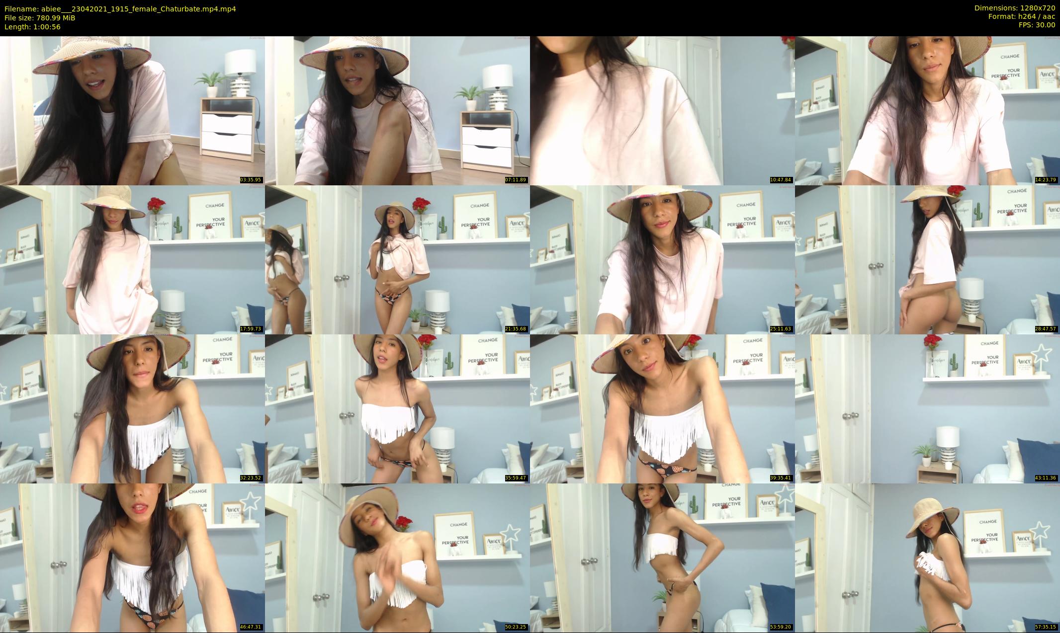abiee__ — 61 minute Chaturbate female cam show recording, 720p, Apr 23, 2021