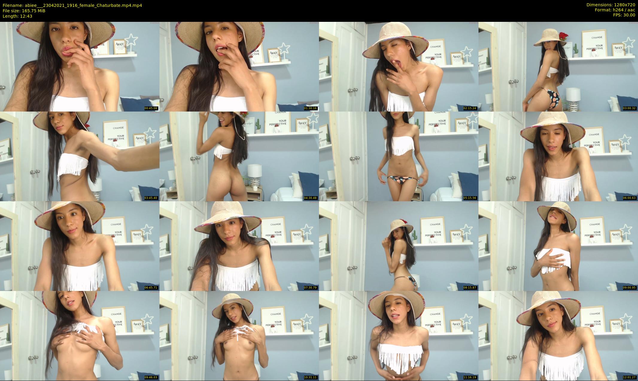 abiee__ — 13 minute Chaturbate female cam show recording, 720p, Apr 23, 2021