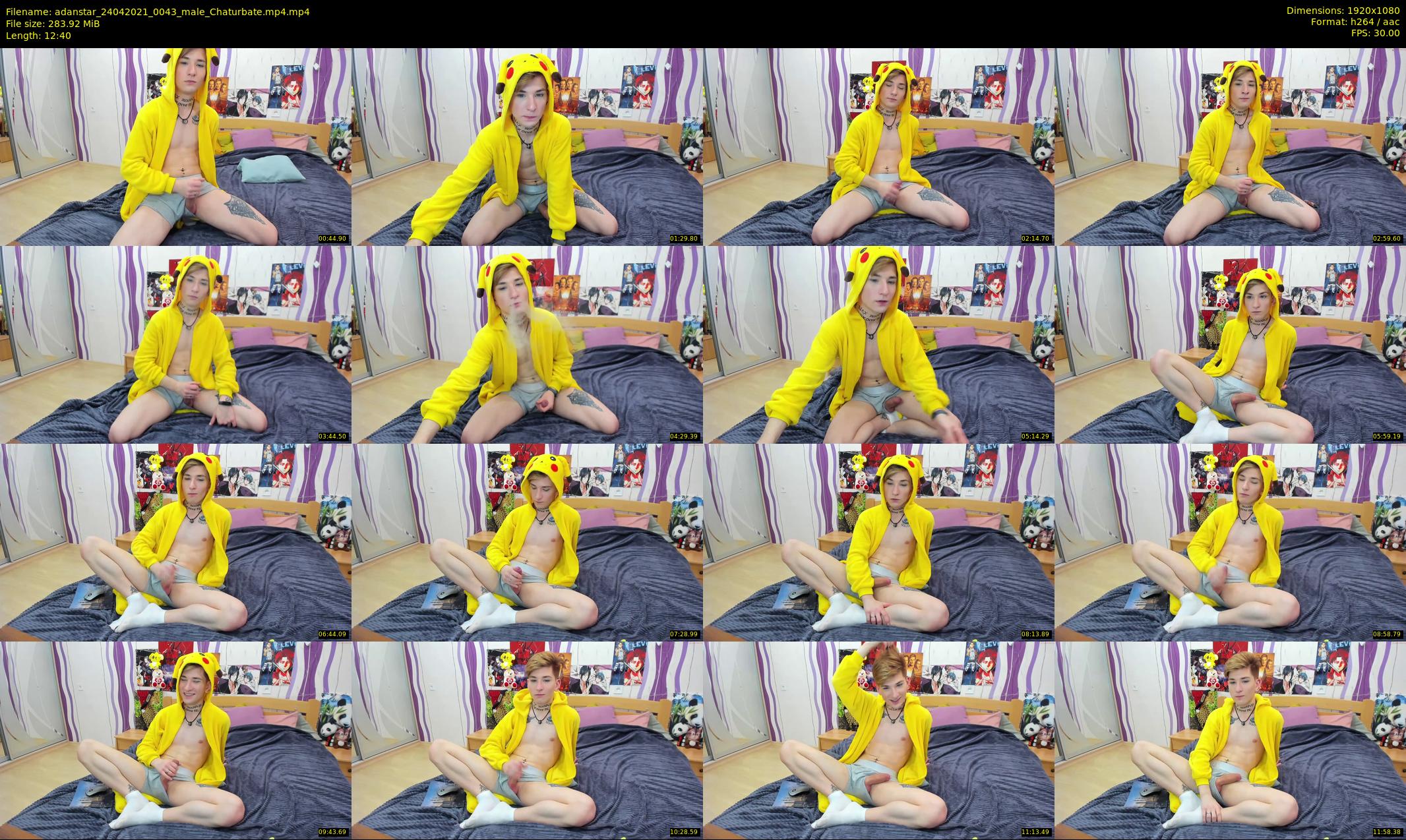 adanstar — 13 minute Chaturbate male cam show recording, 1080p, Apr 24, 2021