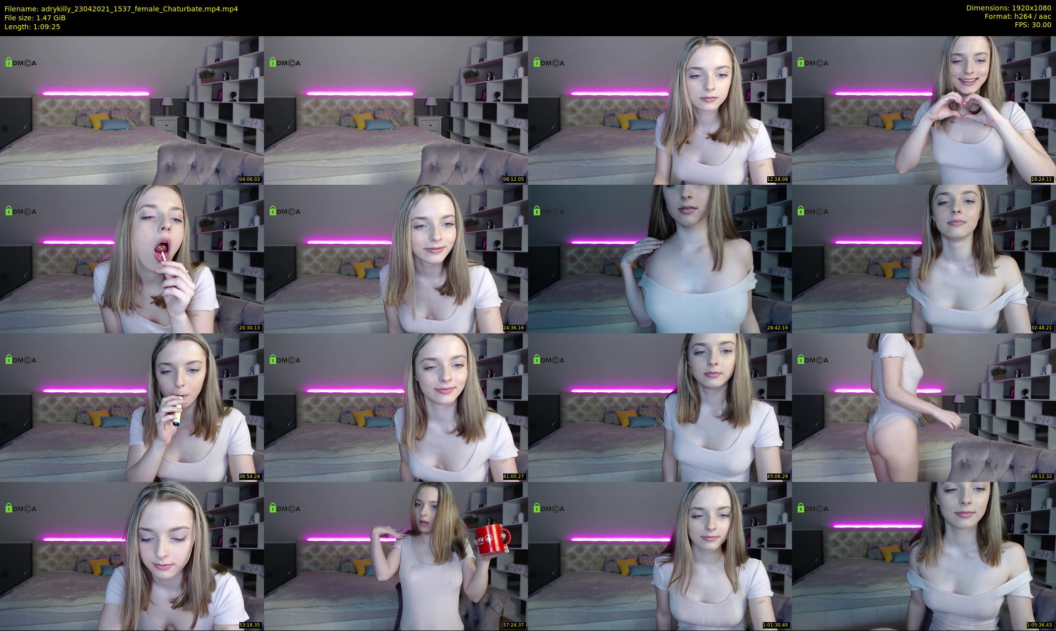adrykilly — 70 minute Chaturbate female cam show recording, 1080p, Apr 23, 2021