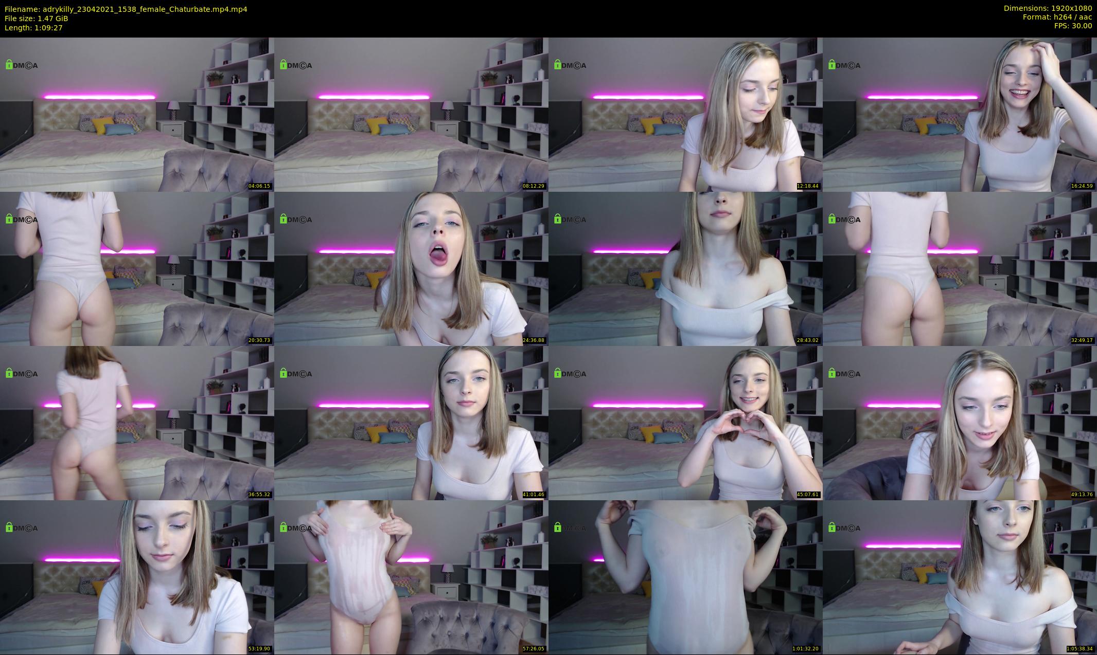 adrykilly — 70 minute Chaturbate female cam show recording, 1080p, Apr 23, 2021