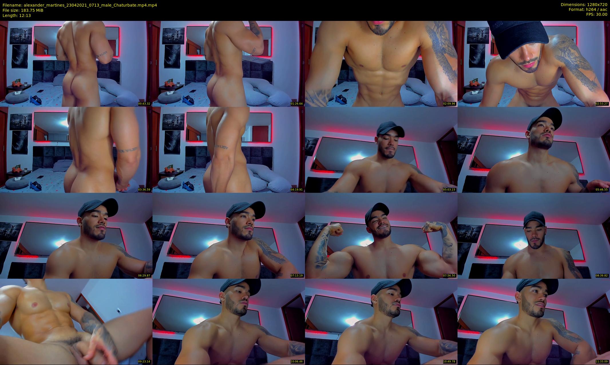 alexander_martines — 13 minute Chaturbate male cam show recording, 720p, Apr 23, 2021