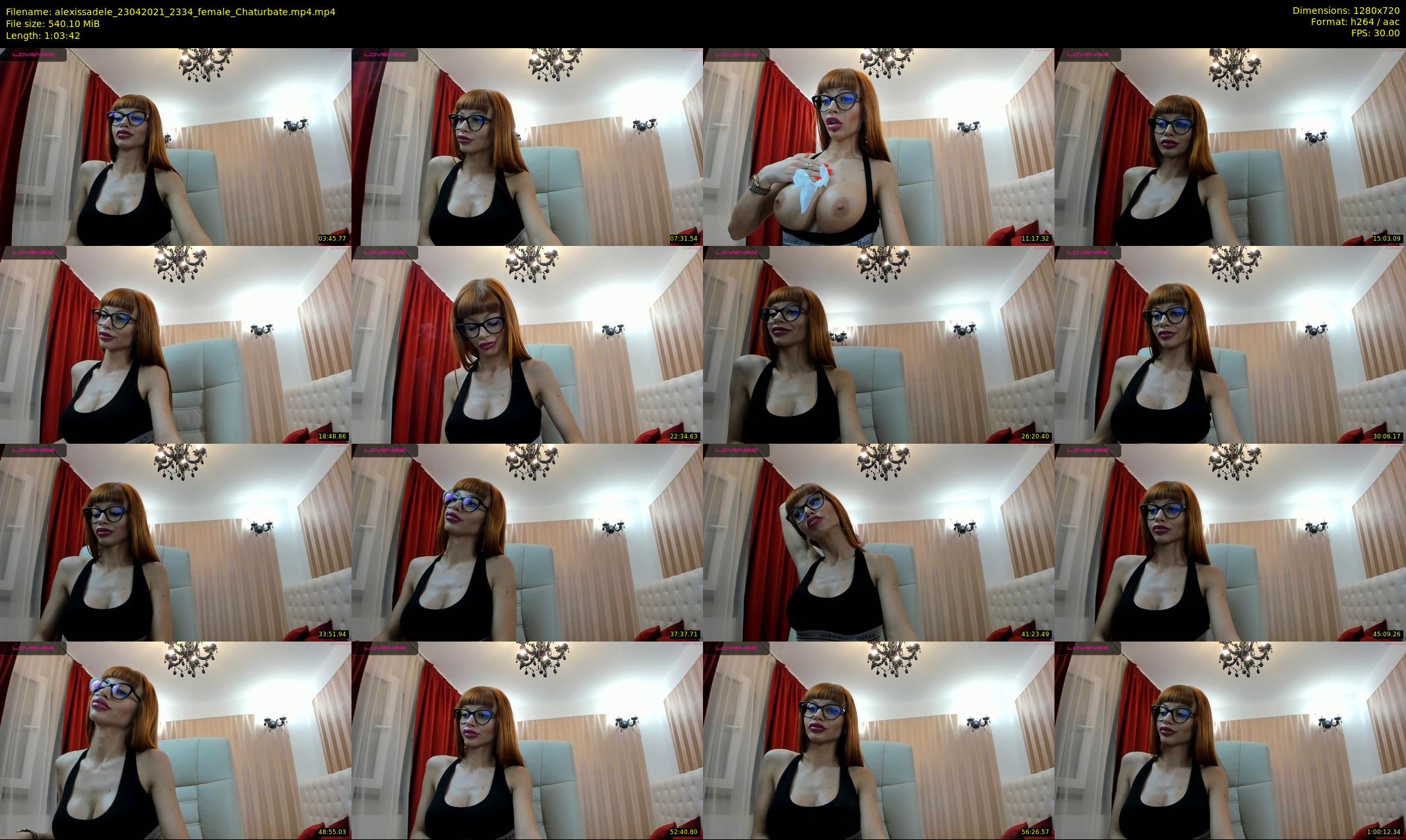 alexissadele — 64 minute Chaturbate female cam show recording, 720p, Apr 23, 2021