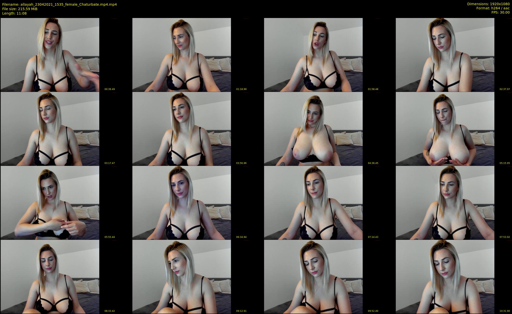 allayah — 12 minute Chaturbate female cam show recording, 1080p, Apr 23, 2021