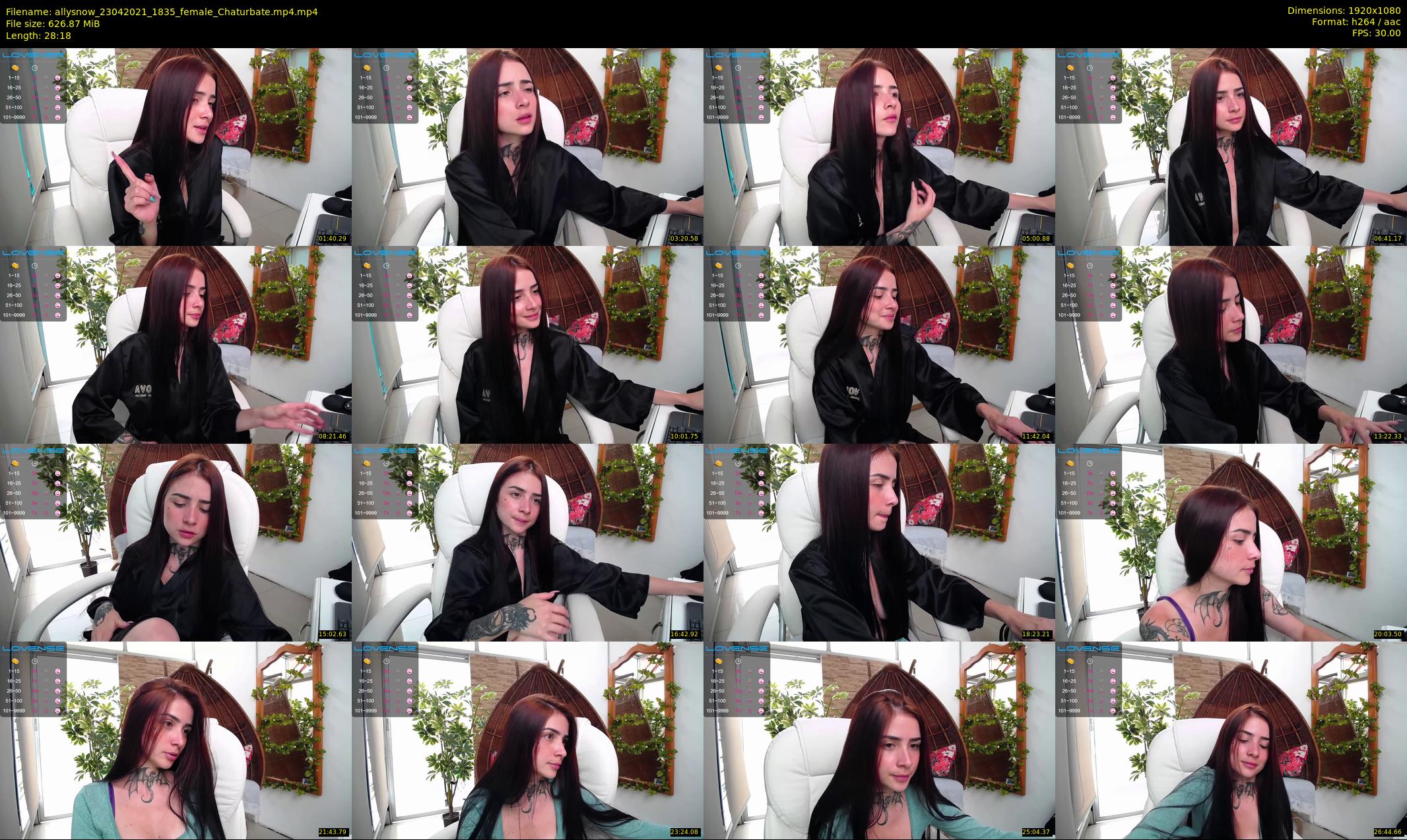 allysnow — 29 minute Chaturbate female cam show recording, 1080p, Apr 23, 2021