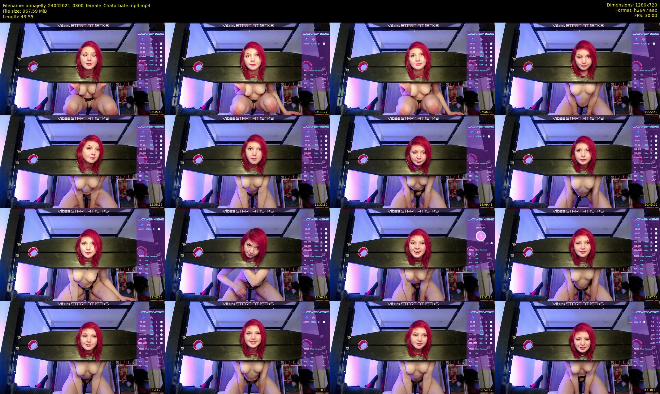 annajelly — 44 minute Chaturbate couple cam show recording, 720p, Apr 24, 2021