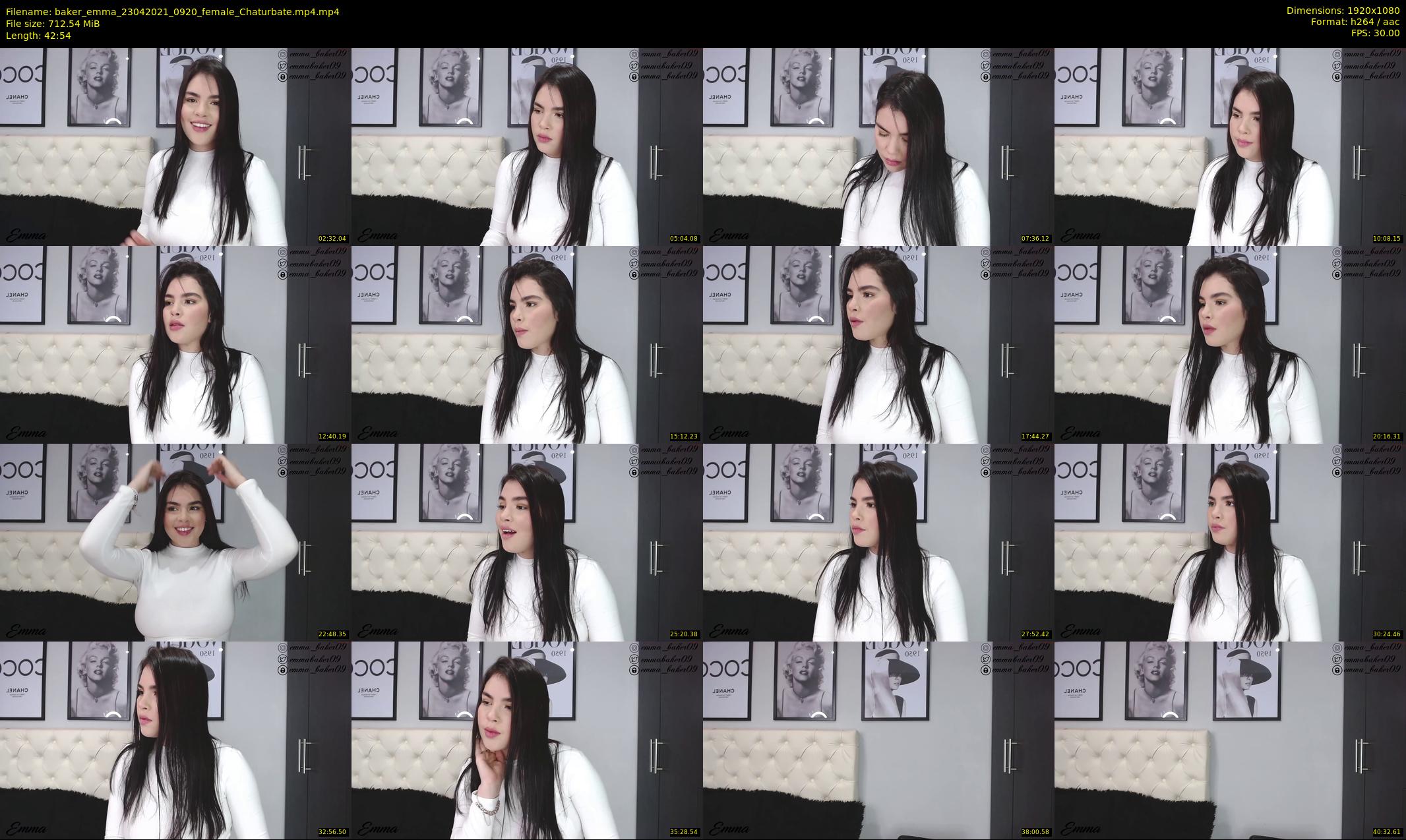 baker_emma — 43 minute Chaturbate female cam show recording, 1080p, Apr 23, 2021