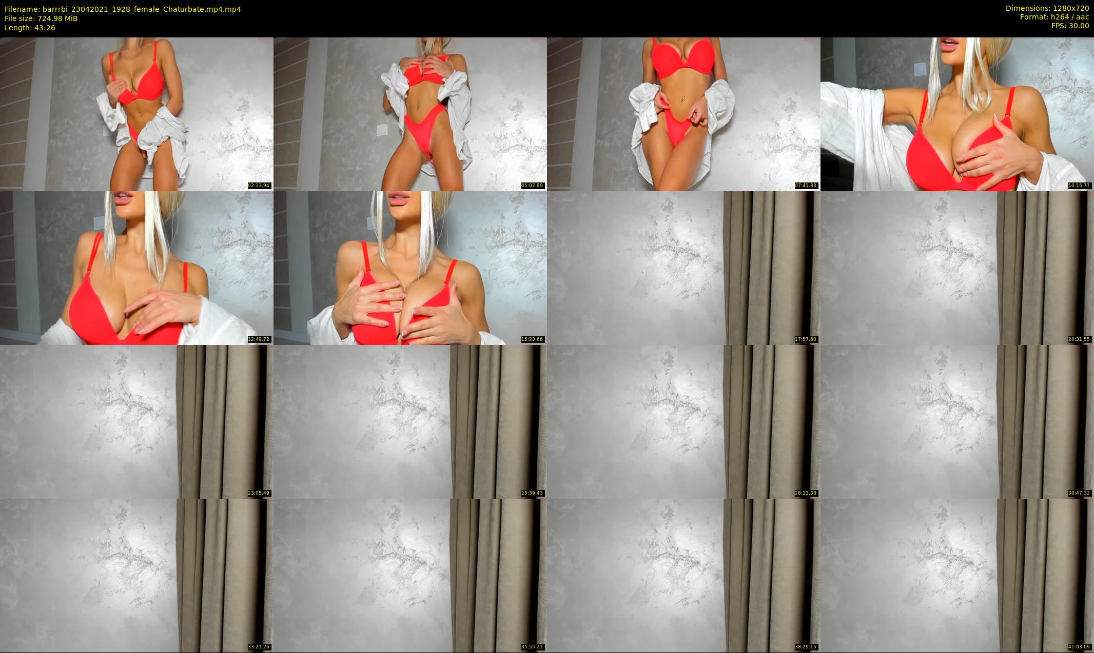 barrrbi — 44 minute Chaturbate female cam show recording, 720p, Apr 23, 2021