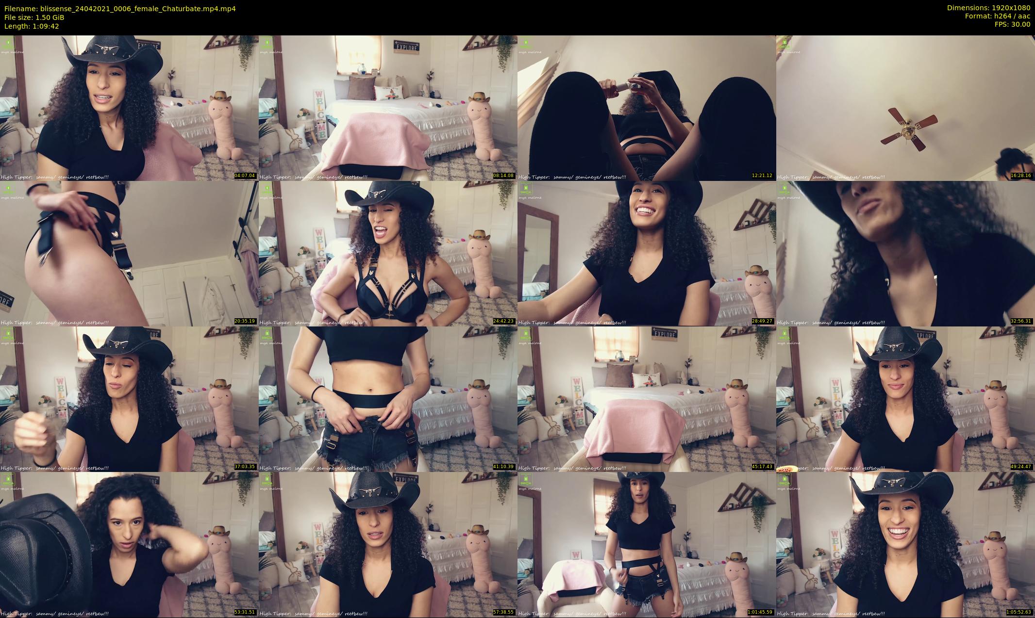 blissense — 70 minute Chaturbate female cam show recording, 1080p, Apr 24, 2021