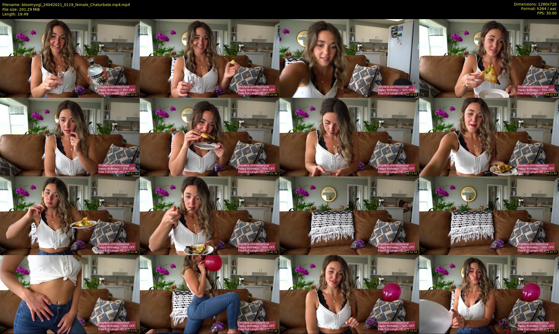 bloomyogi — 20 minute Chaturbate female cam show recording, 720p, Apr 24, 2021