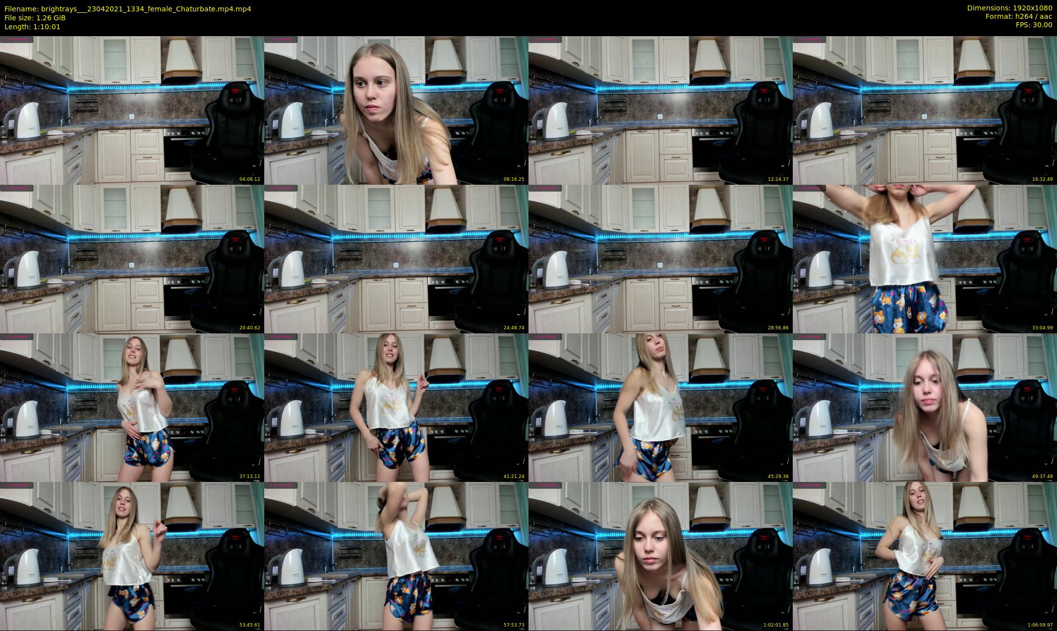 brightrays__ — 71 minute Chaturbate female cam show recording, 1080p, Apr 23, 2021
