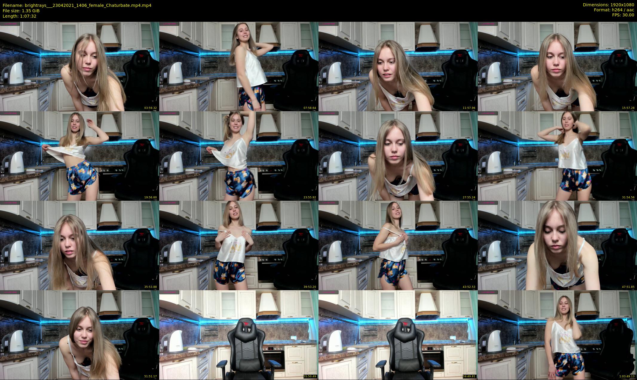 brightrays__ — 68 minute Chaturbate female cam show recording, 1080p, Apr 23, 2021