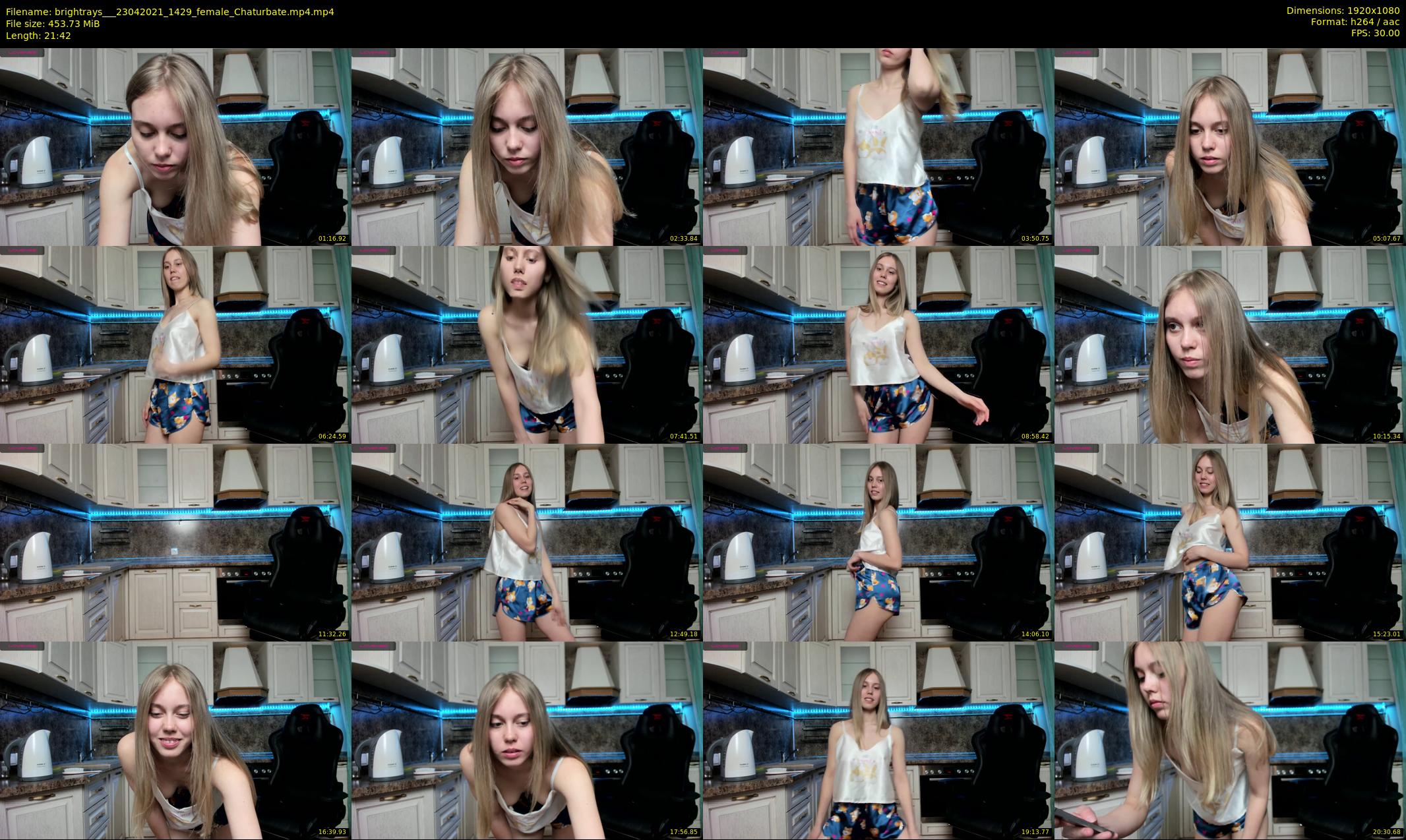 brightrays__ — 22 minute Chaturbate female cam show recording, 1080p, Apr 23, 2021