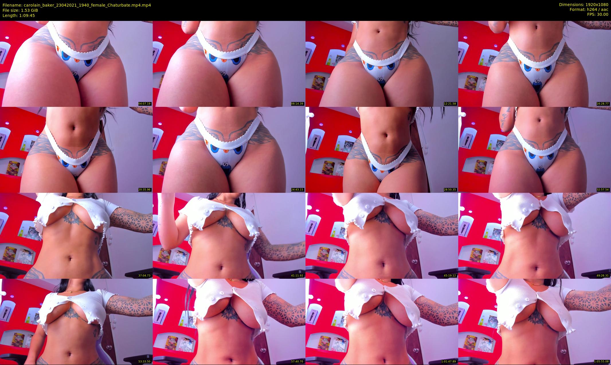 carolain_baker — 70 minute Chaturbate female cam show recording, 1080p, Apr 23, 2021