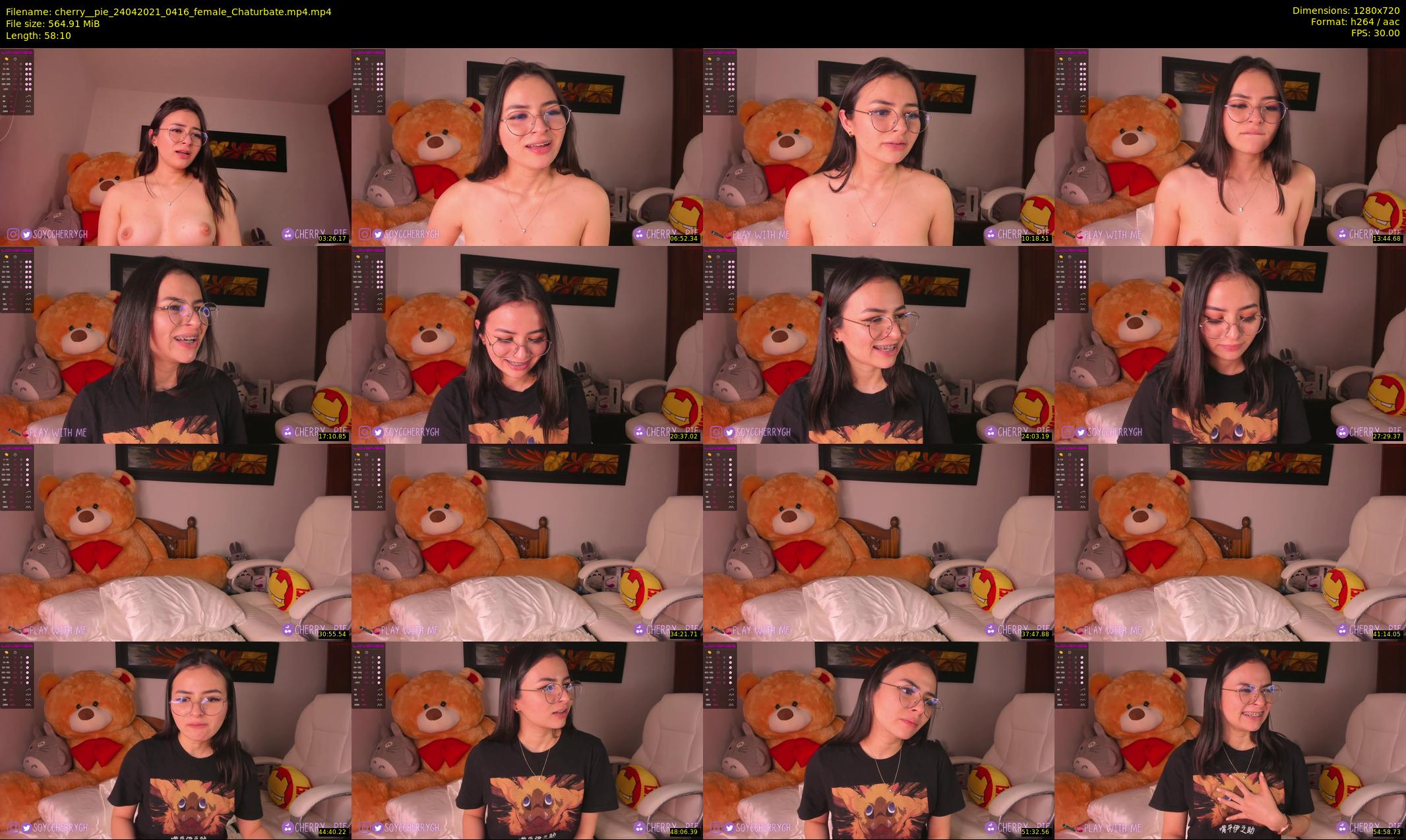 cherry__pie — 59 minute Chaturbate female cam show recording, 720p, Apr 24, 2021