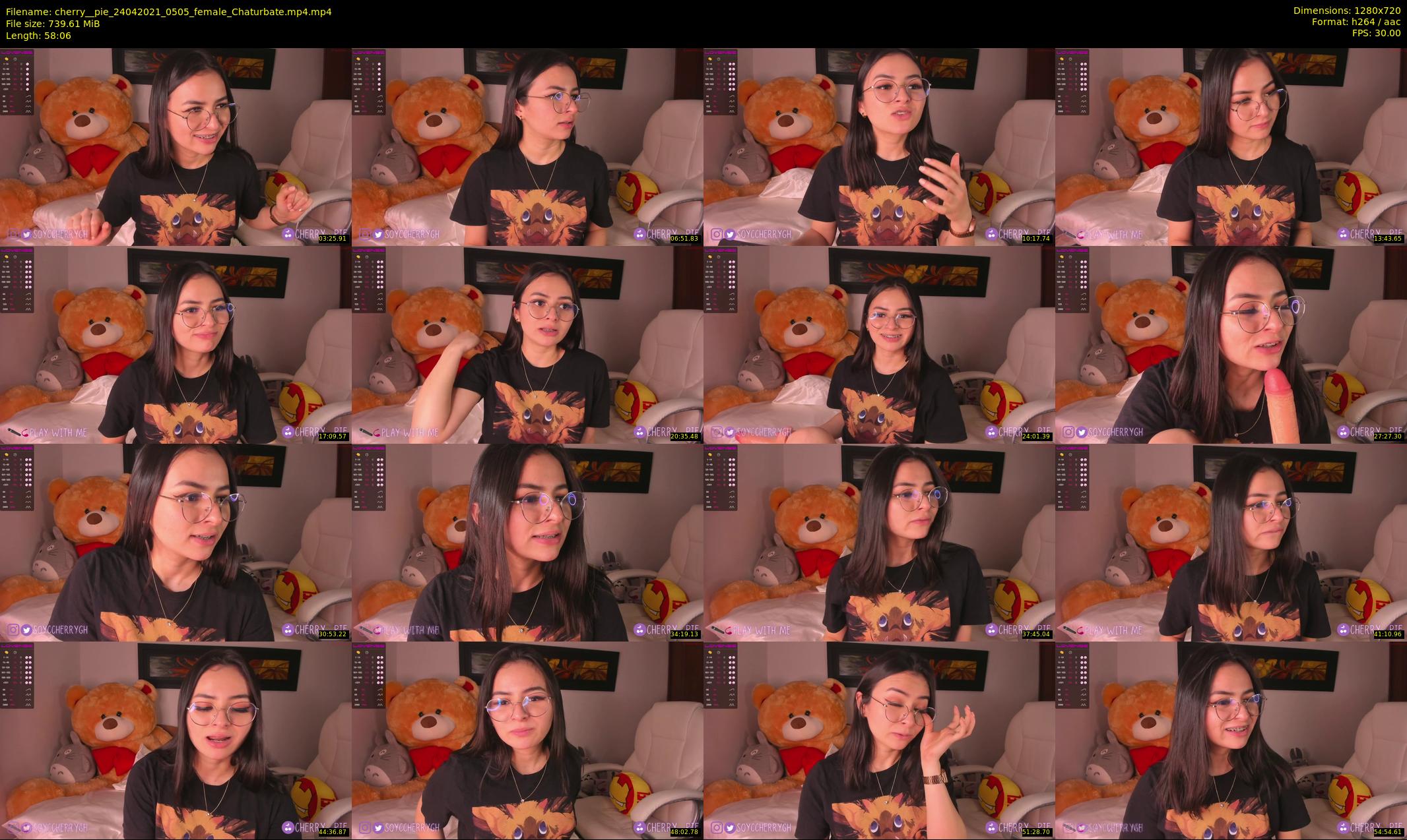 cherry__pie — 59 minute Chaturbate female cam show recording, 720p, Apr 24, 2021