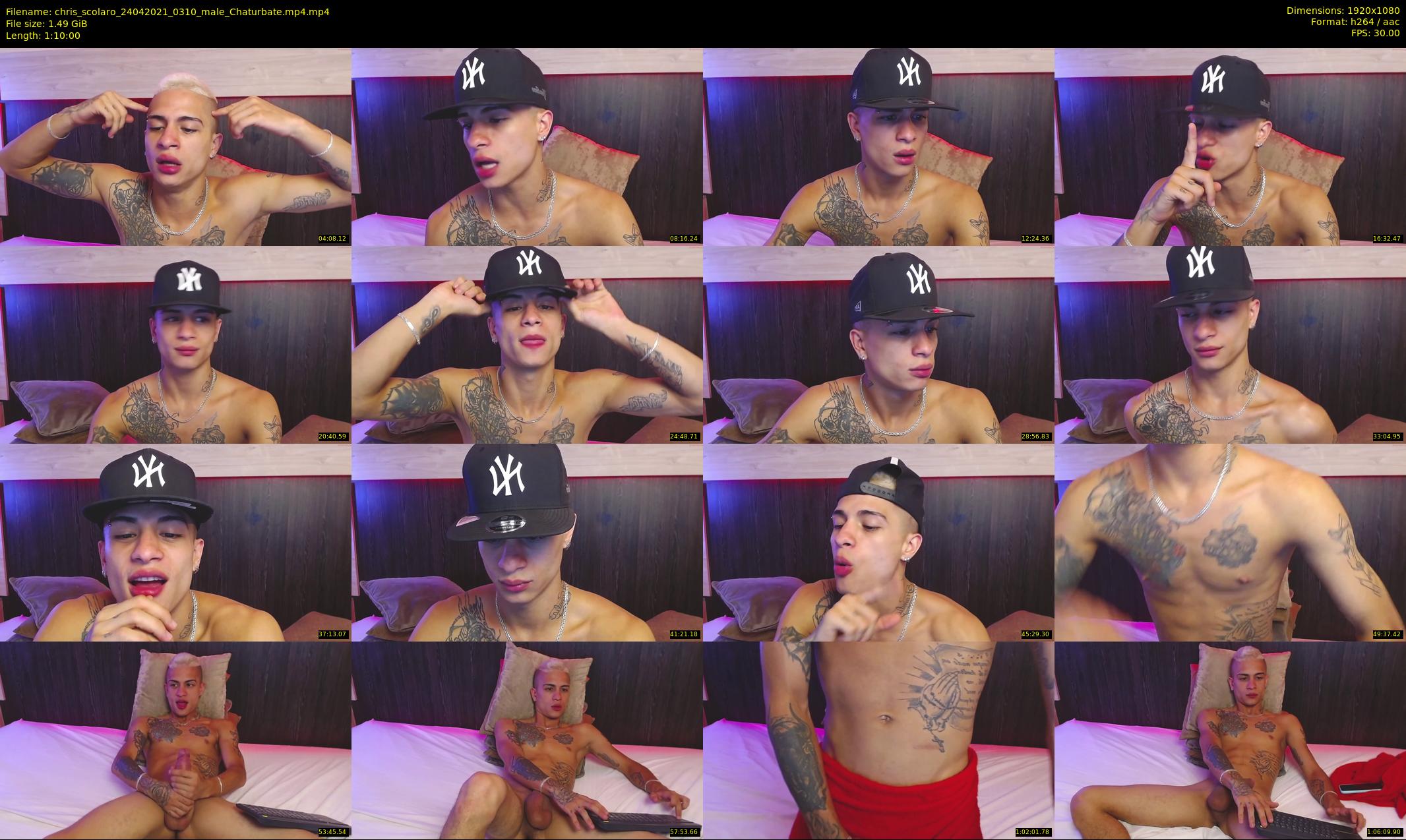 chris_scolaro — 70 minute Chaturbate male cam show recording, 1080p, Apr 24, 2021