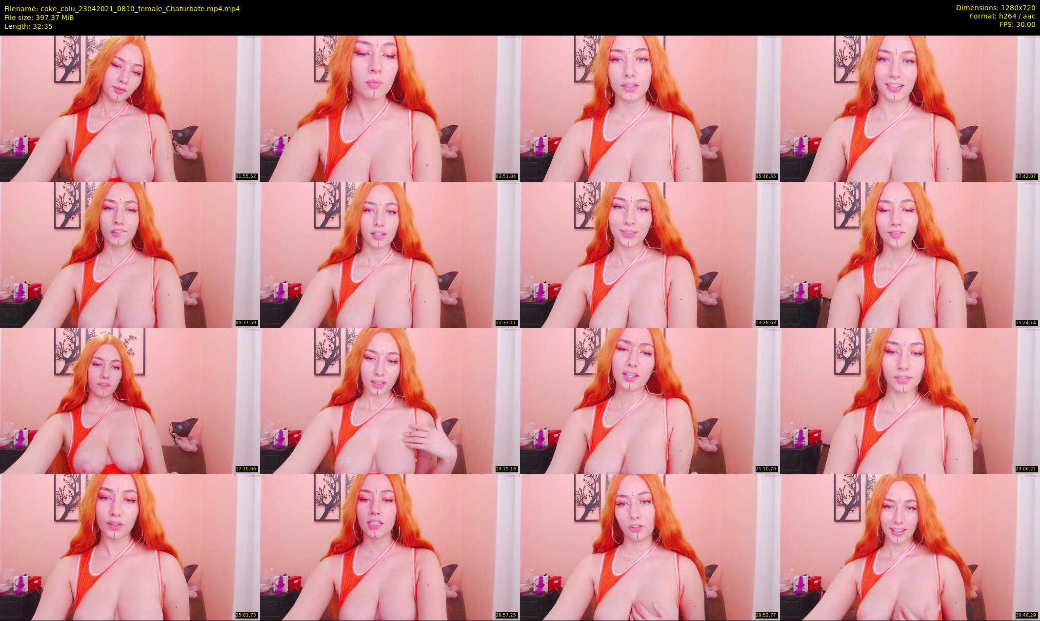 coke_colu — 33 minute Chaturbate female cam show recording, 720p, Apr 23, 2021