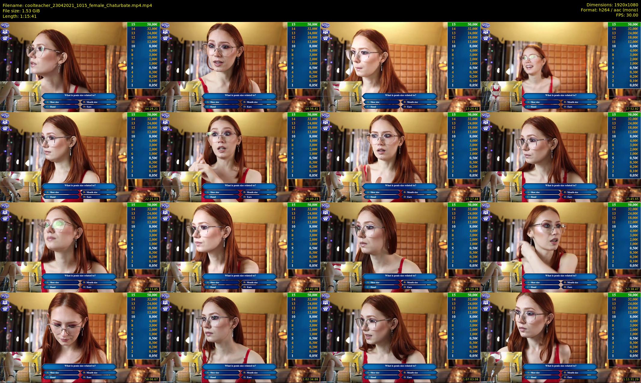 coolteacher — 76 minute Chaturbate female cam show recording, 1080p, Apr 23, 2021