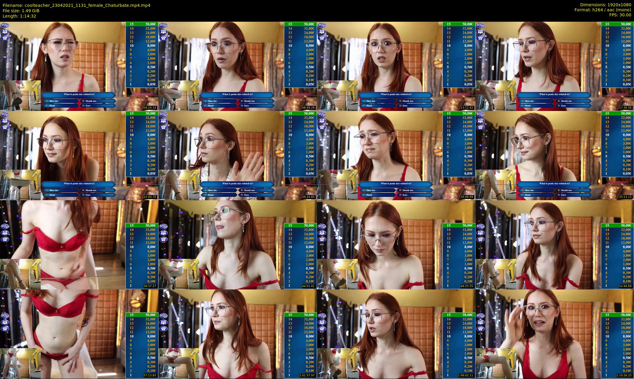 coolteacher — 75 minute Chaturbate female cam show recording, 1080p, Apr 23, 2021
