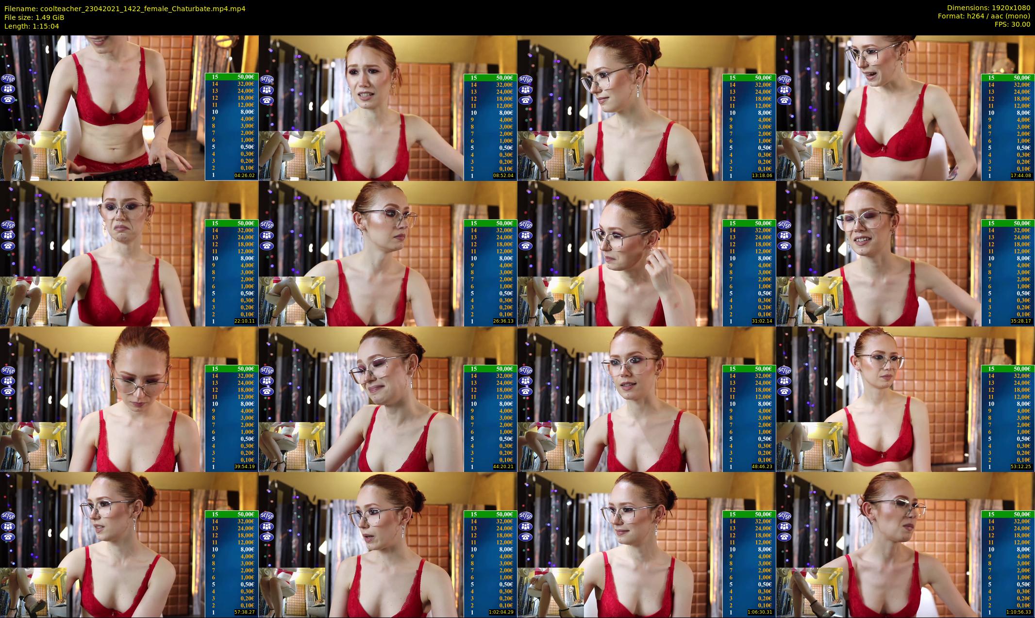 coolteacher — 76 minute Chaturbate female cam show recording, 1080p, Apr 23, 2021