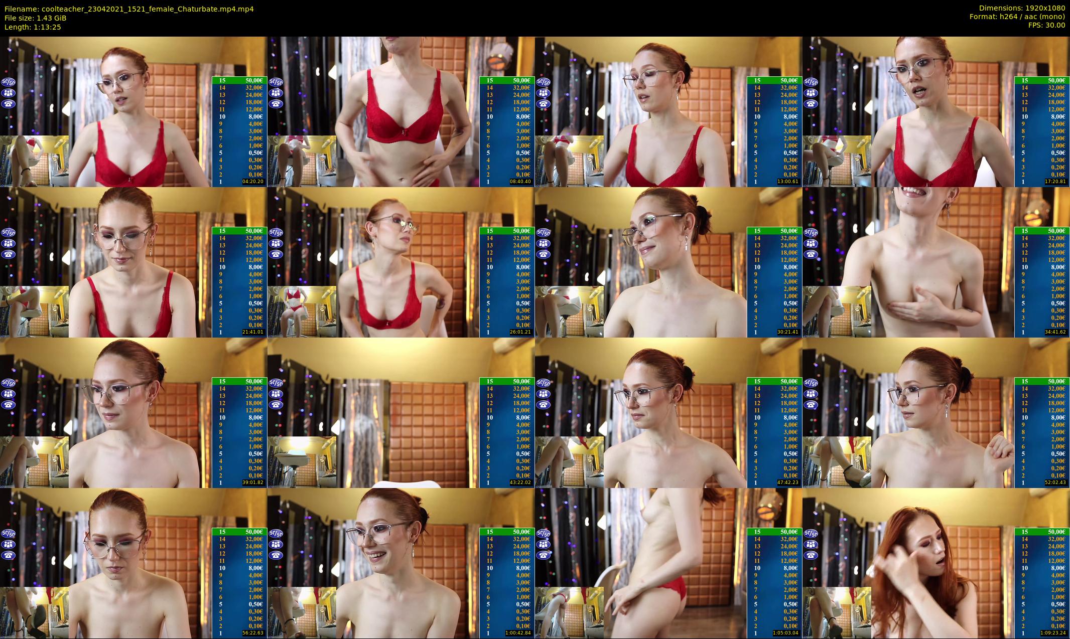 coolteacher — 74 minute Chaturbate female cam show recording, 1080p, Apr 23, 2021