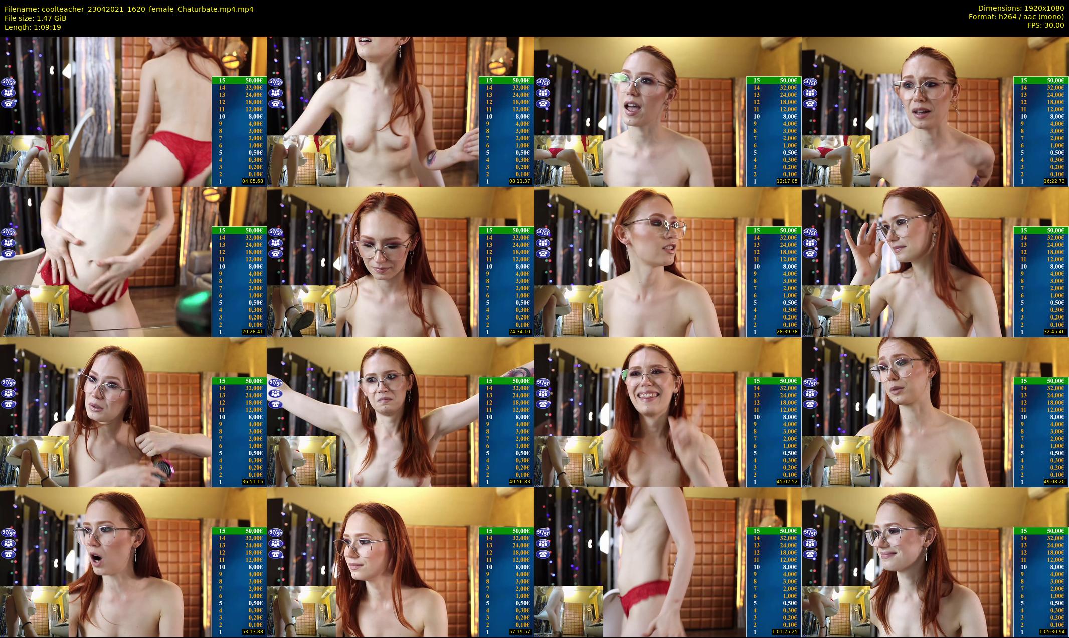 coolteacher — 70 minute Chaturbate female cam show recording, 1080p, Apr 23, 2021
