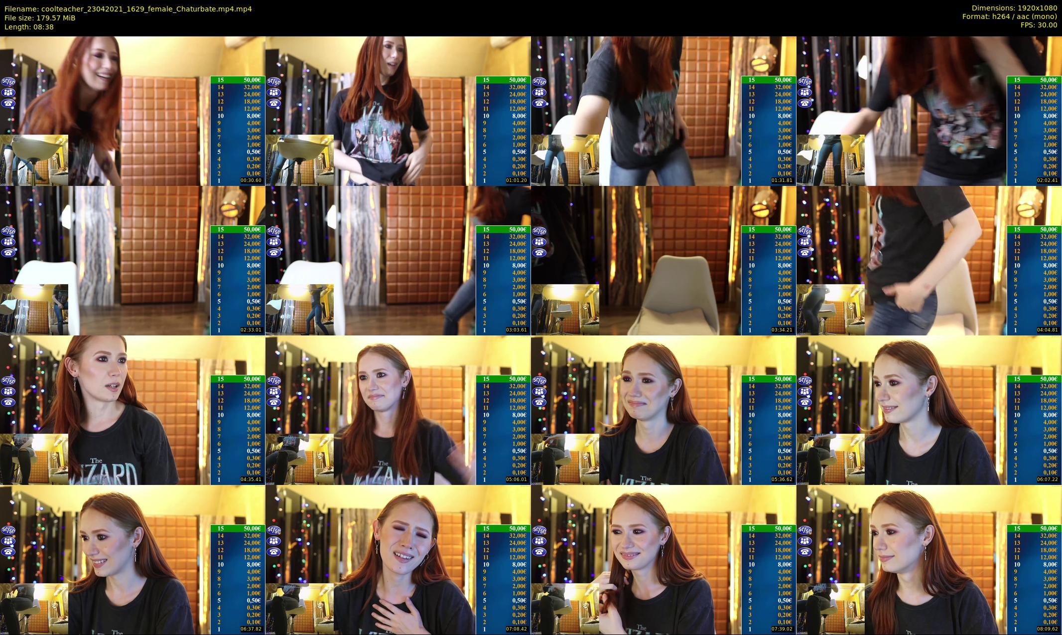 coolteacher — 9 minute Chaturbate female cam show recording, 1080p, Apr 23, 2021
